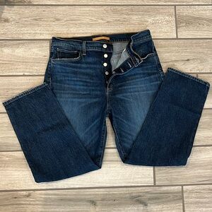 Joe’s Jeans The Honor high-rise vintage straight size 32 button fly ankle length